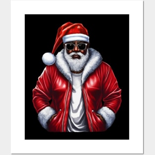 Cool Black Santa Posters and Art